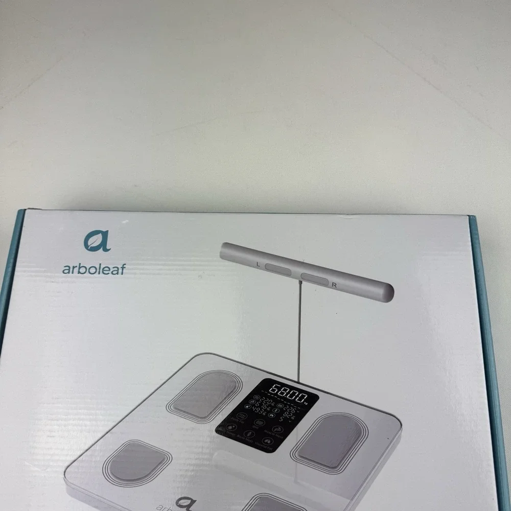 Arboleaf CS10E Eight-electrode Body Composition Smart Scale White New